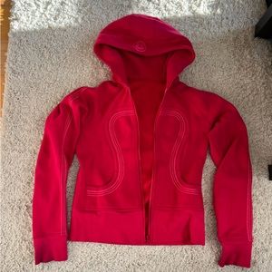 Lululemon women’s pink scuba zip up